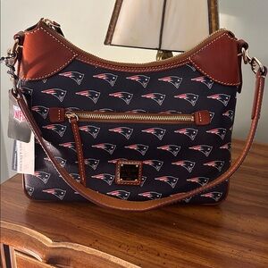 NWT Dooney & Bourke New England Patriots Hobo Bag NFL Orig $268